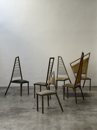 Set sedie design postmoderno - set,