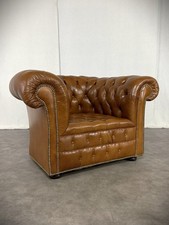 Poltrona Chesterfield in pelle