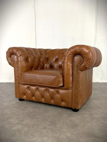 Poltrona chesterfield pelle - poltrona,
