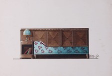 Divano stile liberty design